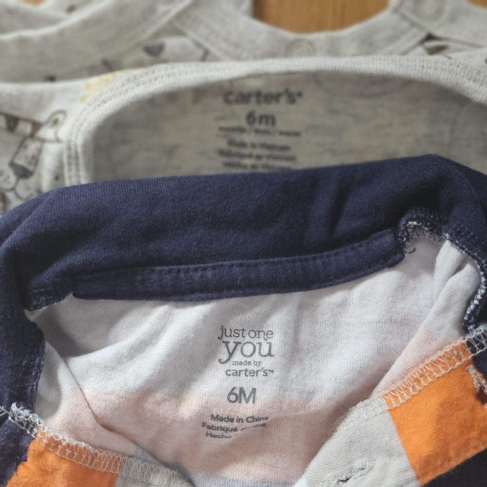 Carter's Blue and Orange Bodysuit One Piece